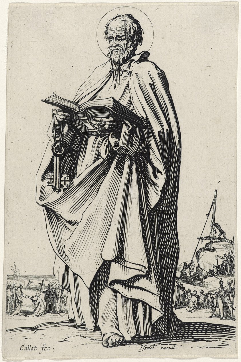 São Pedro dos Grandes Apóstolos, 1631 de Jacques Callot