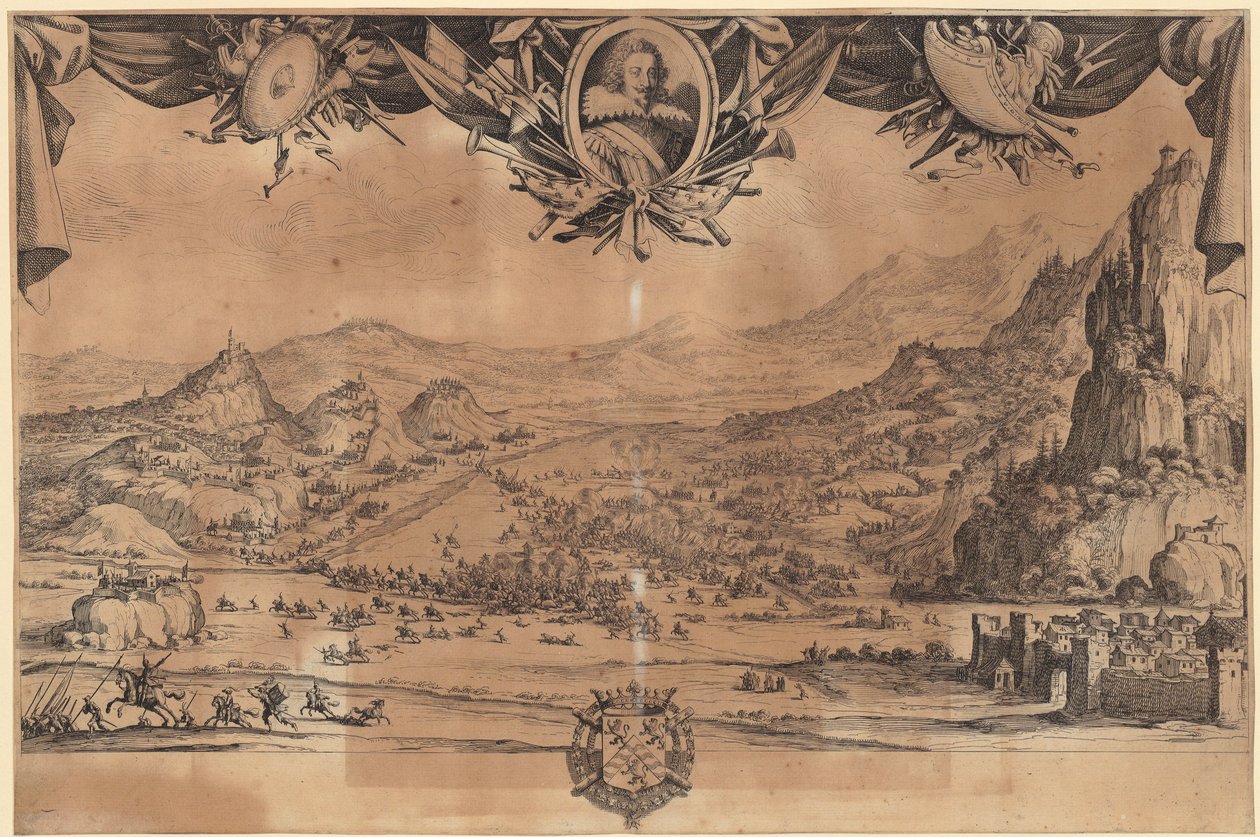 Batalha de Avigliano de Jacques Callot