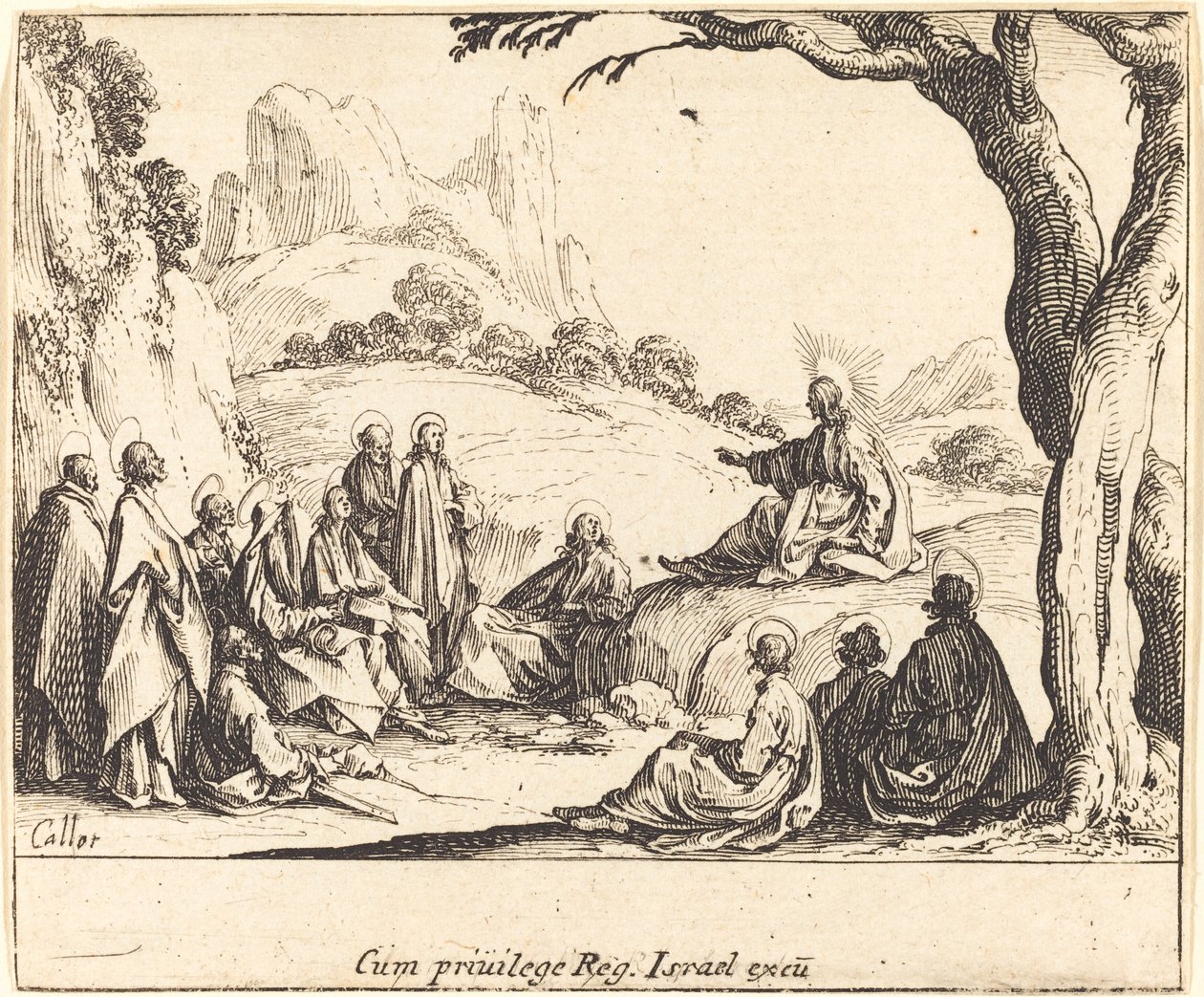 Sermão da Montanha de Jacques Callot