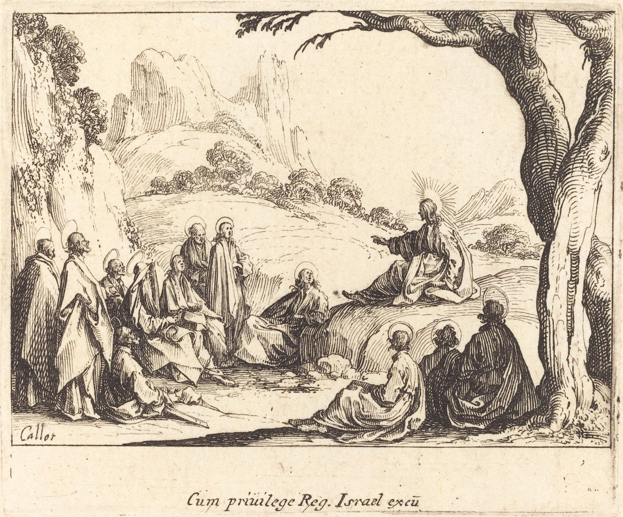 Sermão da Montanha de Jacques Callot