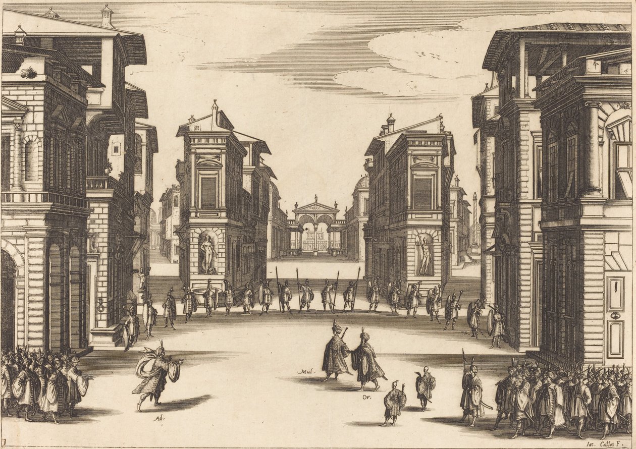 paisagem de Jacques Callot