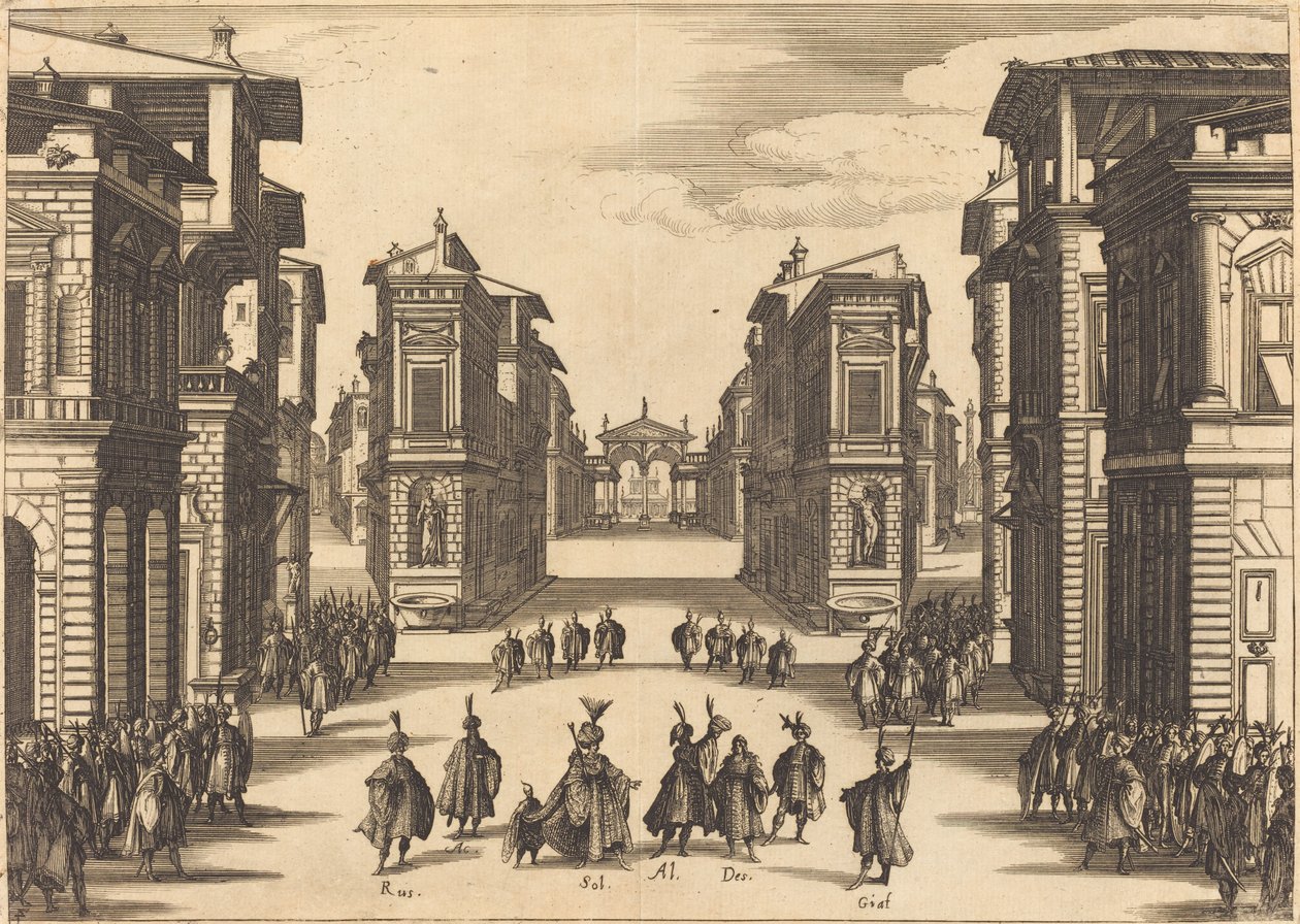 Solimano, Ato IV de Jacques Callot