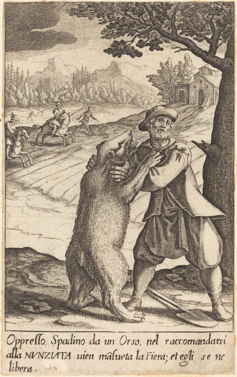 Espada pequena de Jacques Callot