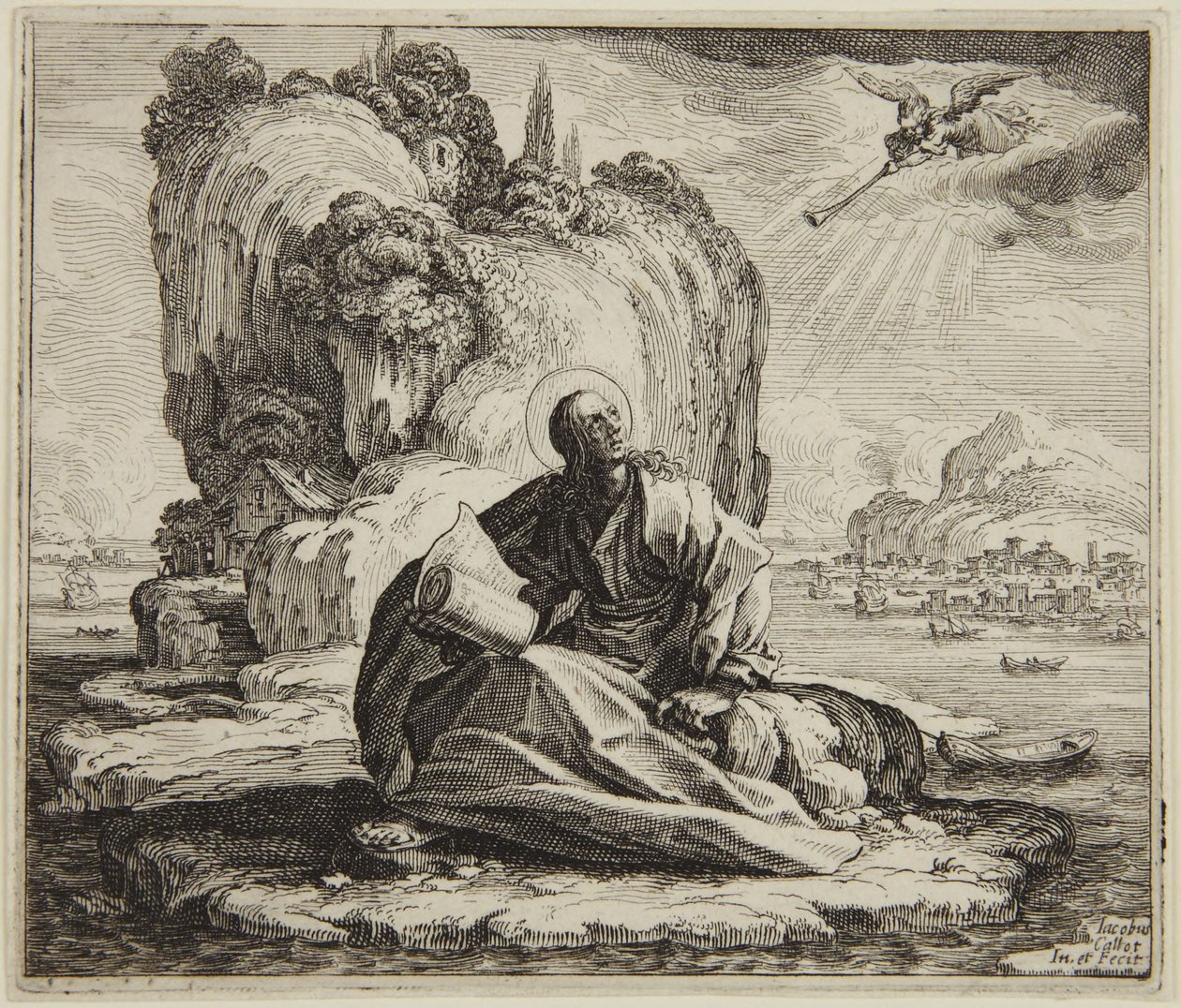 São João na ilha de Patmos de Jacques Callot
