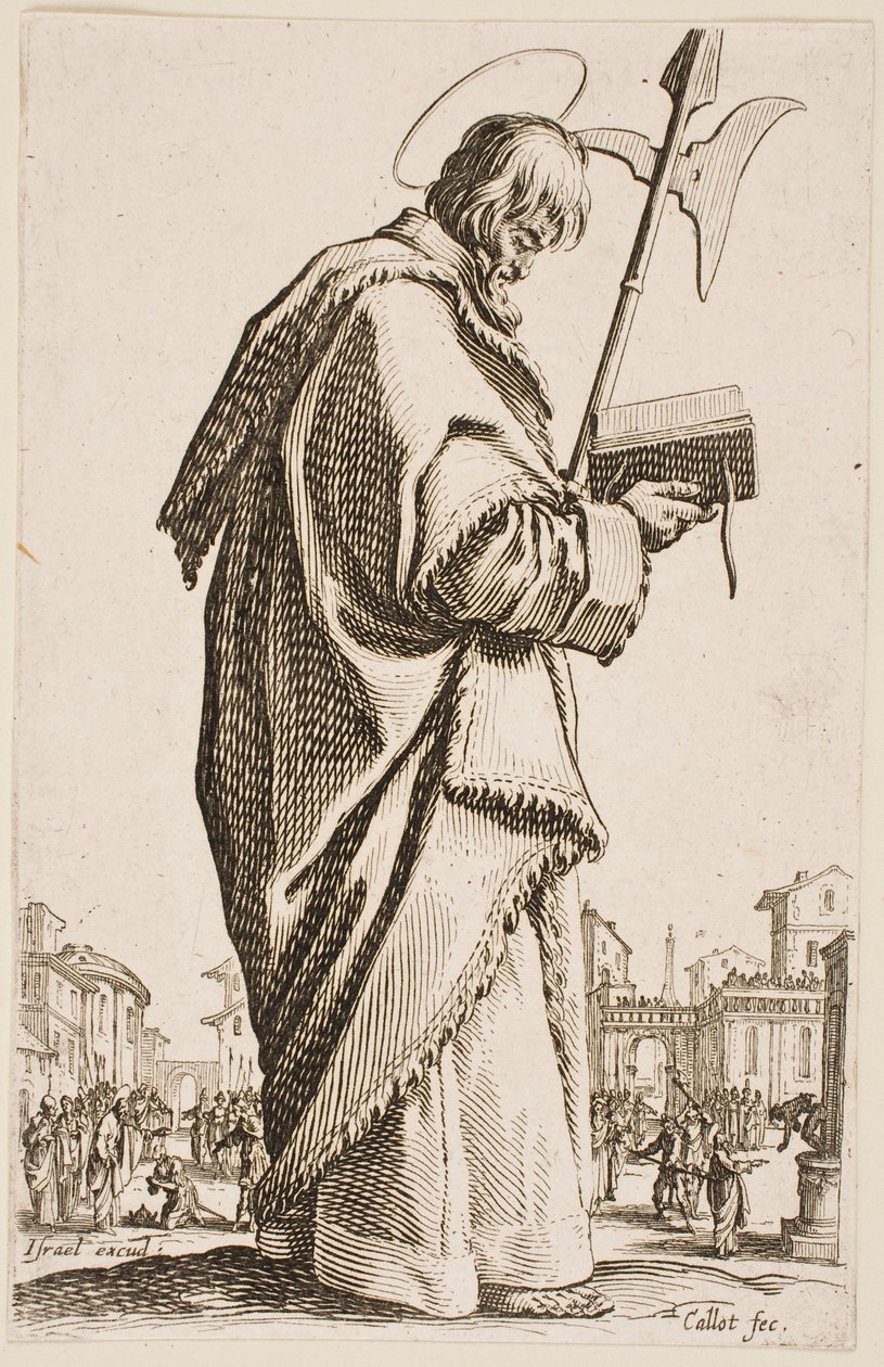 São Matias, da série «Os Grandes Apóstolos» de Jacques Callot