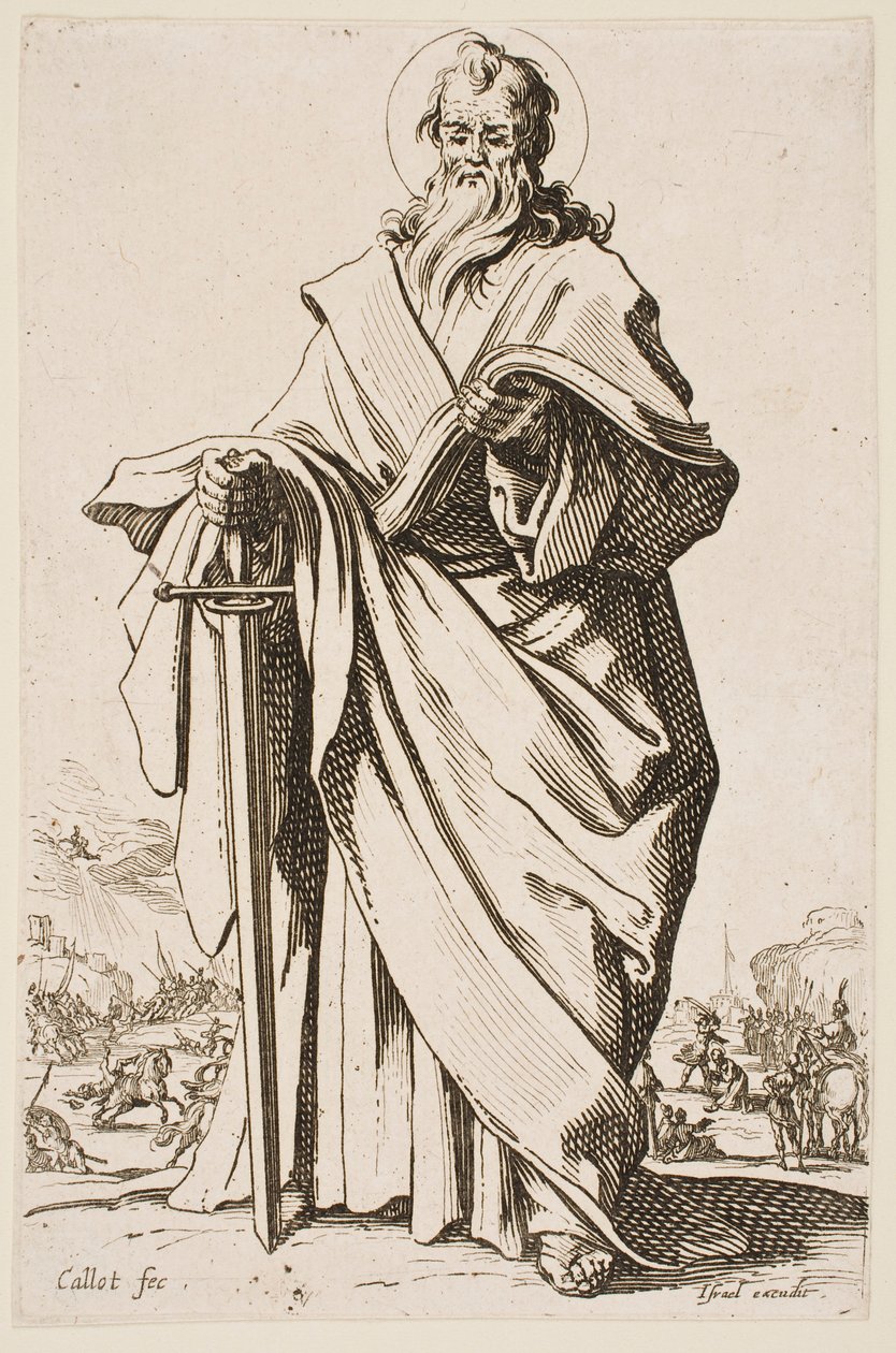São Paulo, da série «Os Grandes Apóstolos» de Jacques Callot