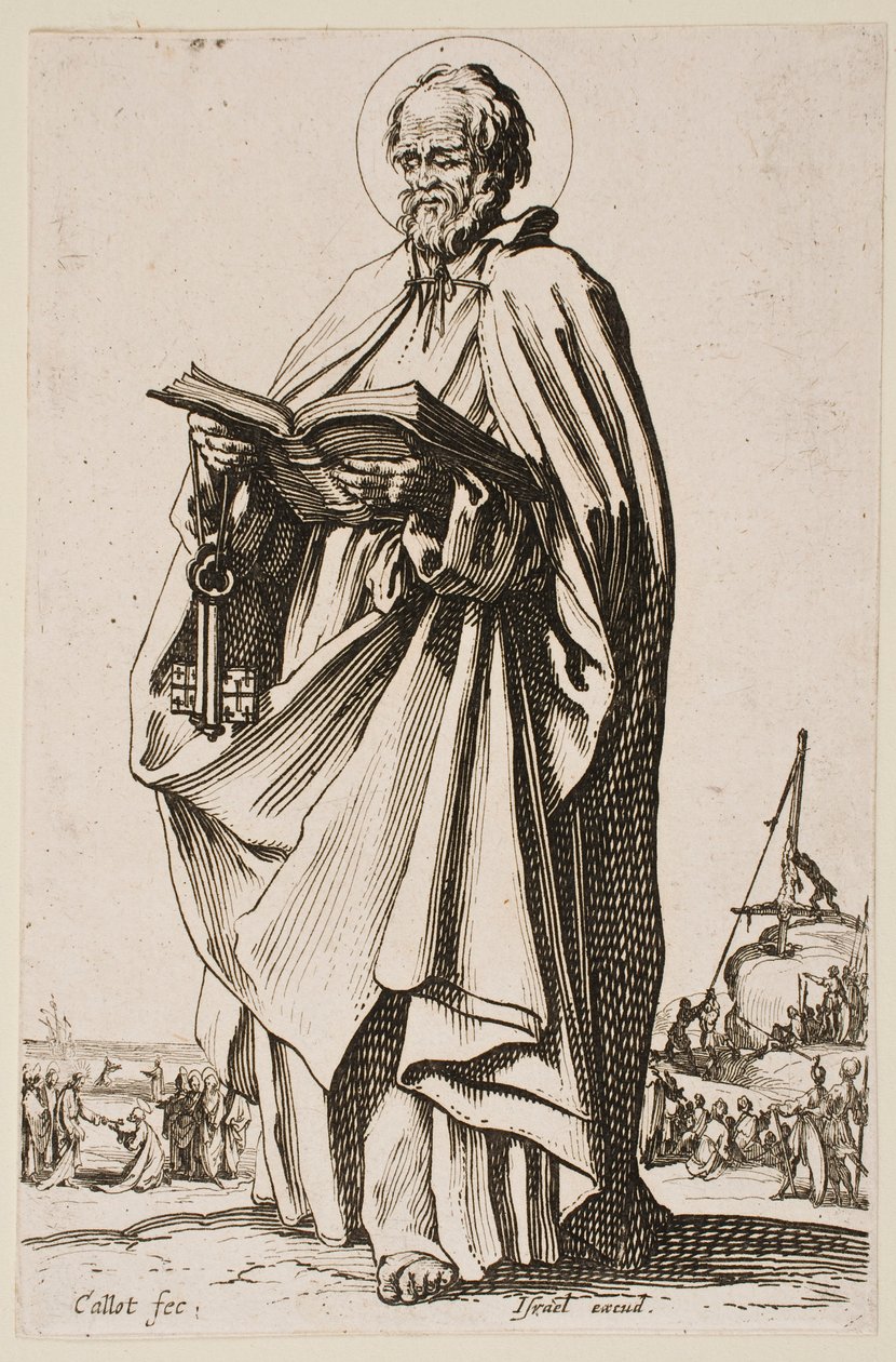 São Pedro, da série «Os Grandes Apóstolos» de Jacques Callot