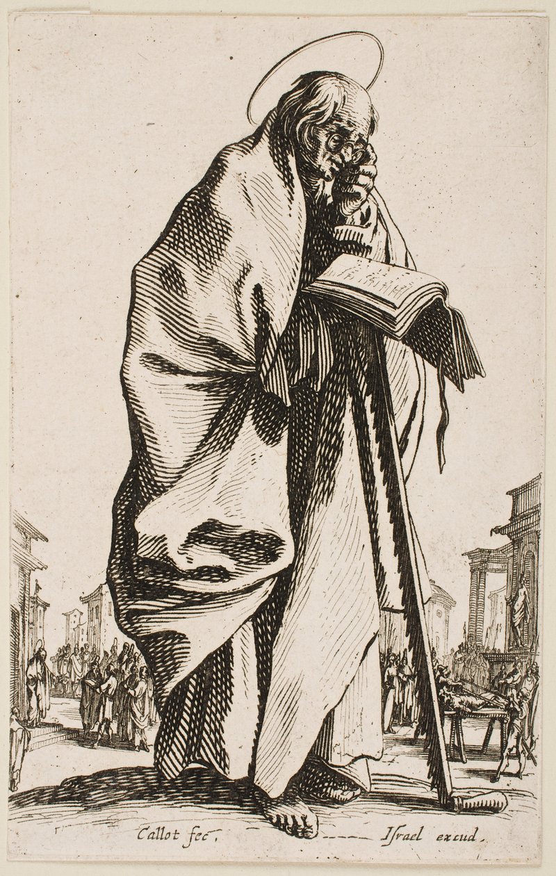 São Simão, da série «Os Grandes Apóstolos» de Jacques Callot