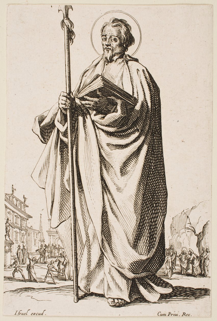 São Tomás, da série «Os Grandes Apóstolos» de Jacques Callot