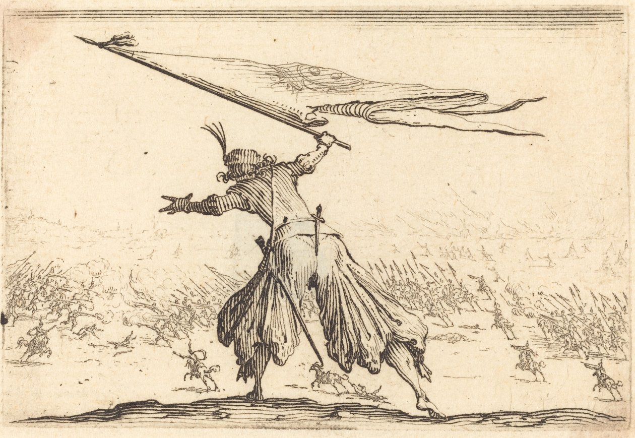 Portador padrão de Jacques Callot