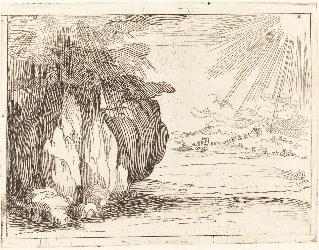 Sol e chuva de Jacques Callot
