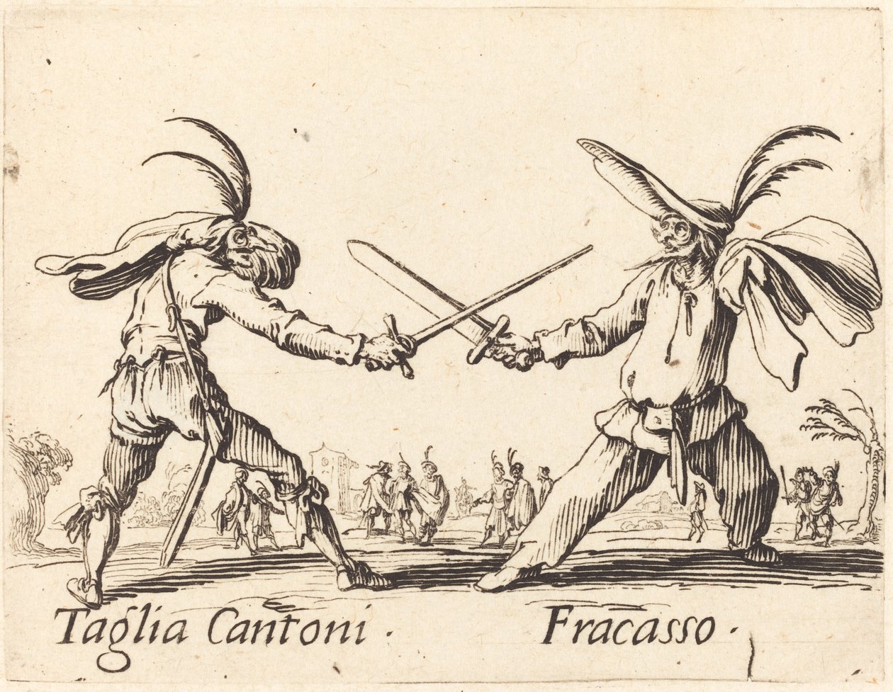 Taglia Cantoni e Fracasso de Jacques Callot