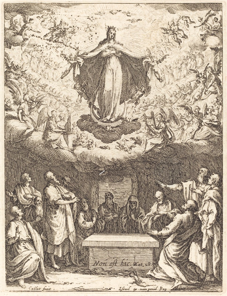 A Assunção da Virgem de Jacques Callot