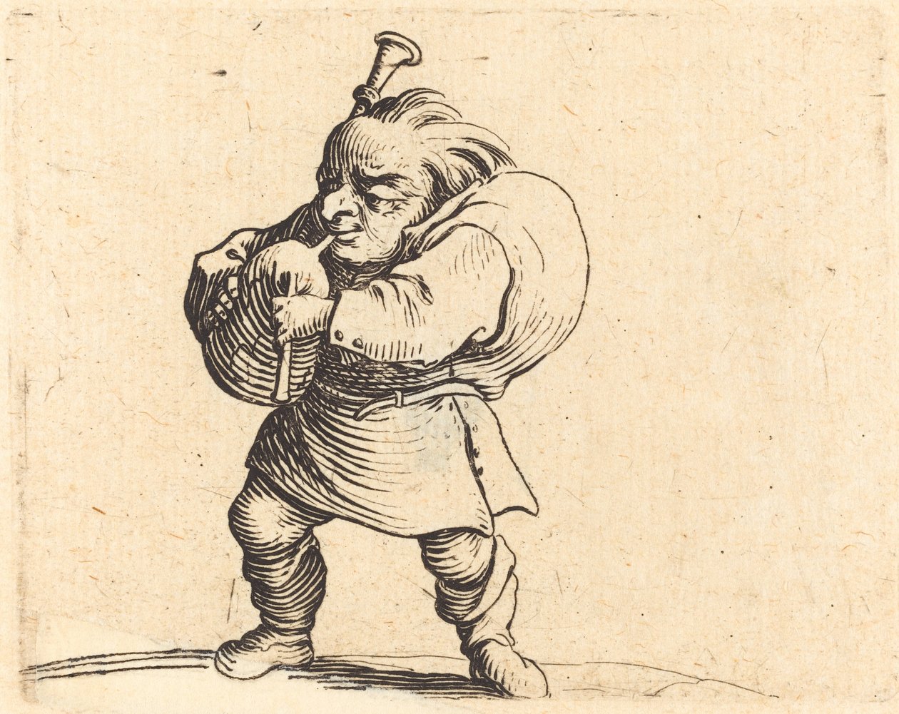 O tocador de gaita de foles de Jacques Callot