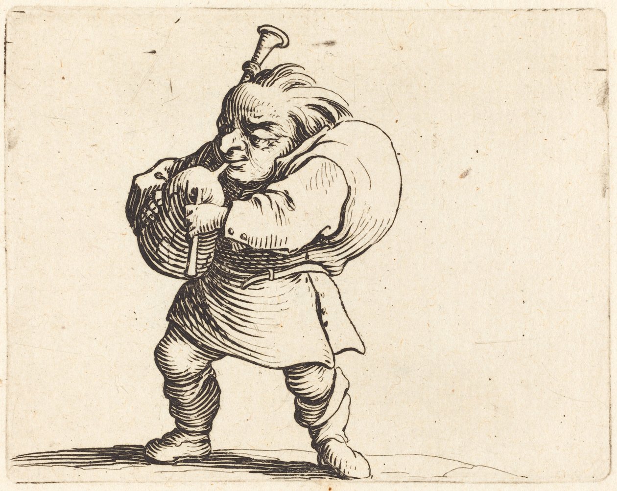 O tocador de gaita de foles de Jacques Callot