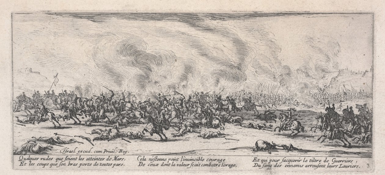 The Battle (La Bataille), de &39;The Miseries of War&39; de Jacques Callot