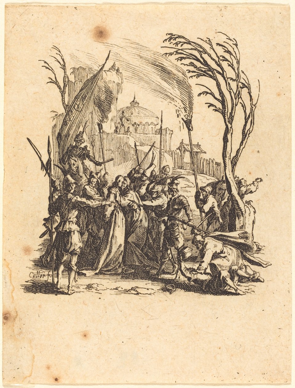 The Betrayal, c. 16241625. de Jacques Callot