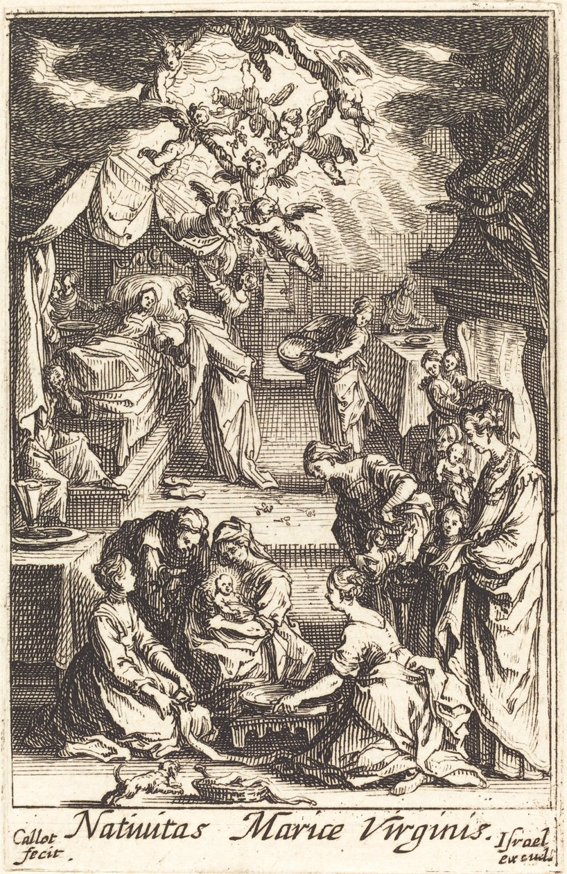O Nascimento da Virgem de Jacques Callot