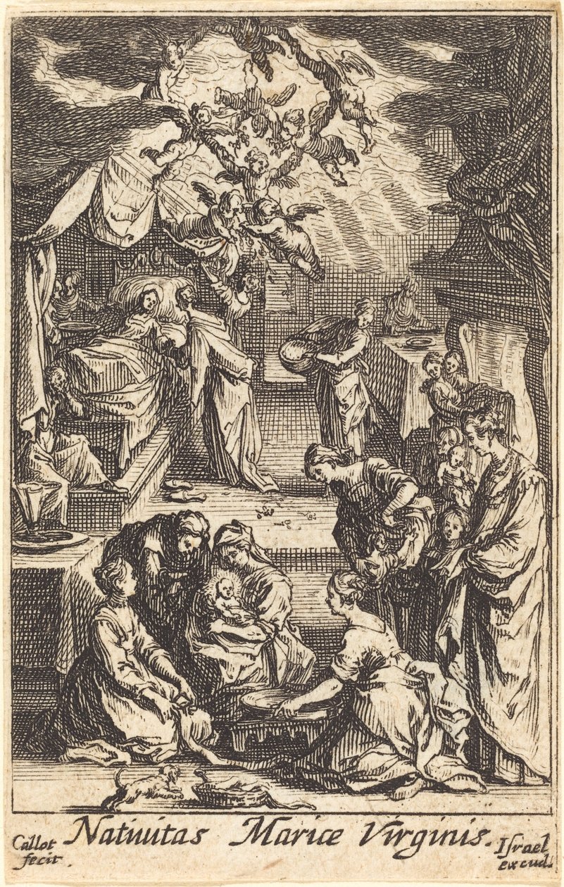 O Nascimento da Virgem de Jacques Callot