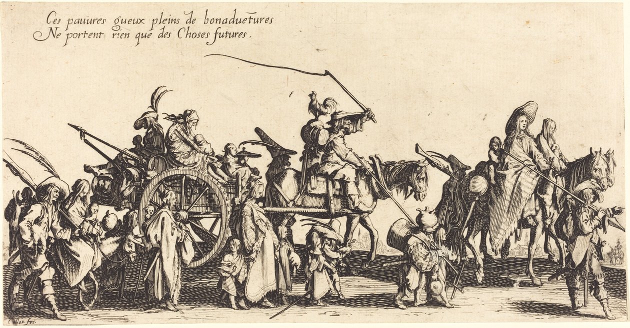 Os Boêmios Marchando: A Guarda Traseira de Jacques Callot