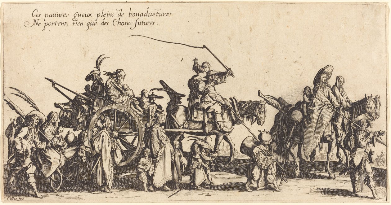 Os Boêmios Marchando: A Guarda Traseira de Jacques Callot