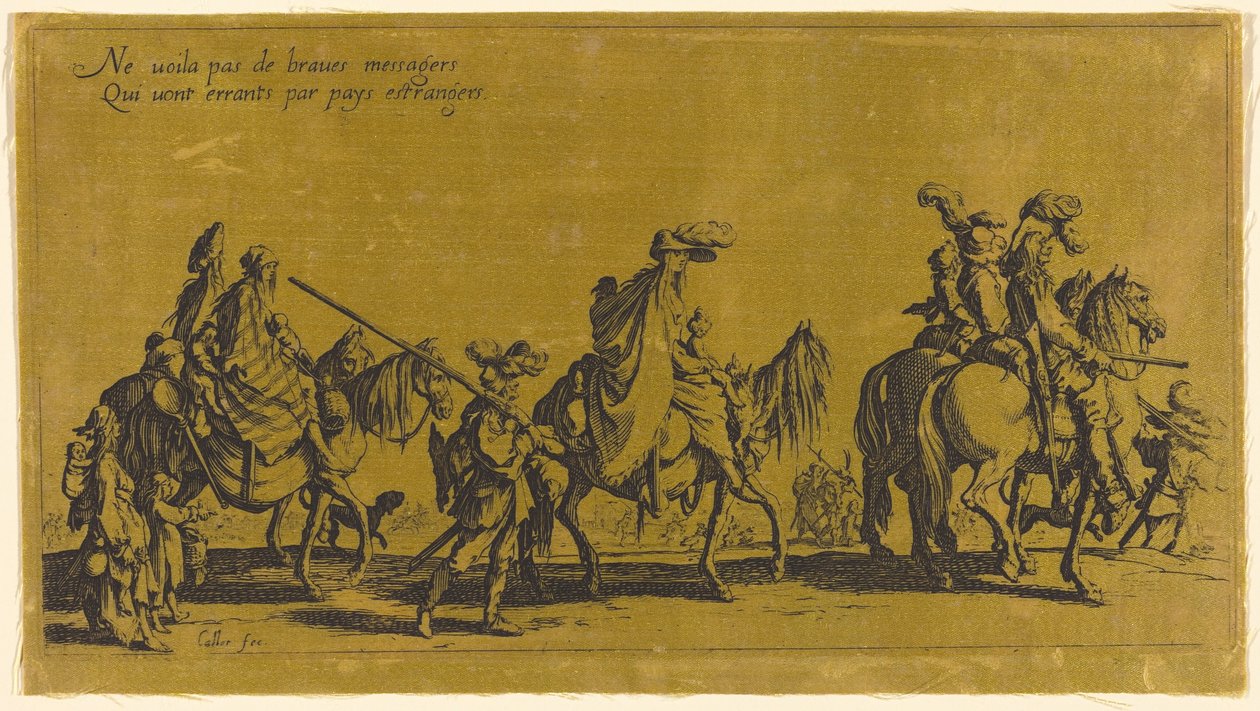 Die Bohemiens marschieren: Die Vorhut de Jacques Callot