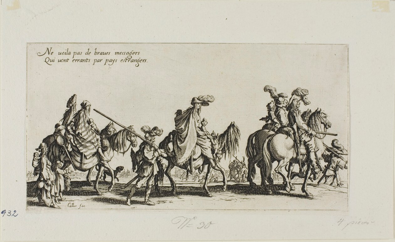 The Bohemians Marching, from The Bohemians de Jacques Callot
