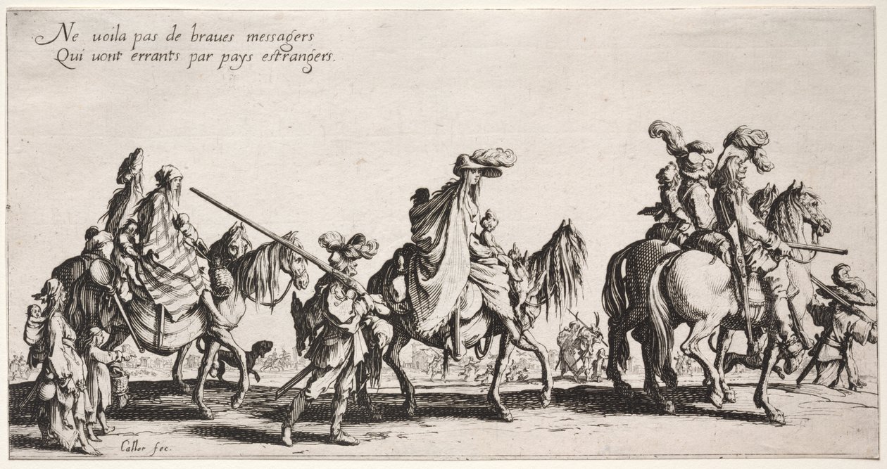 Os Boêmios: Os Boêmios Marchando: A Vanguarda de Jacques Callot