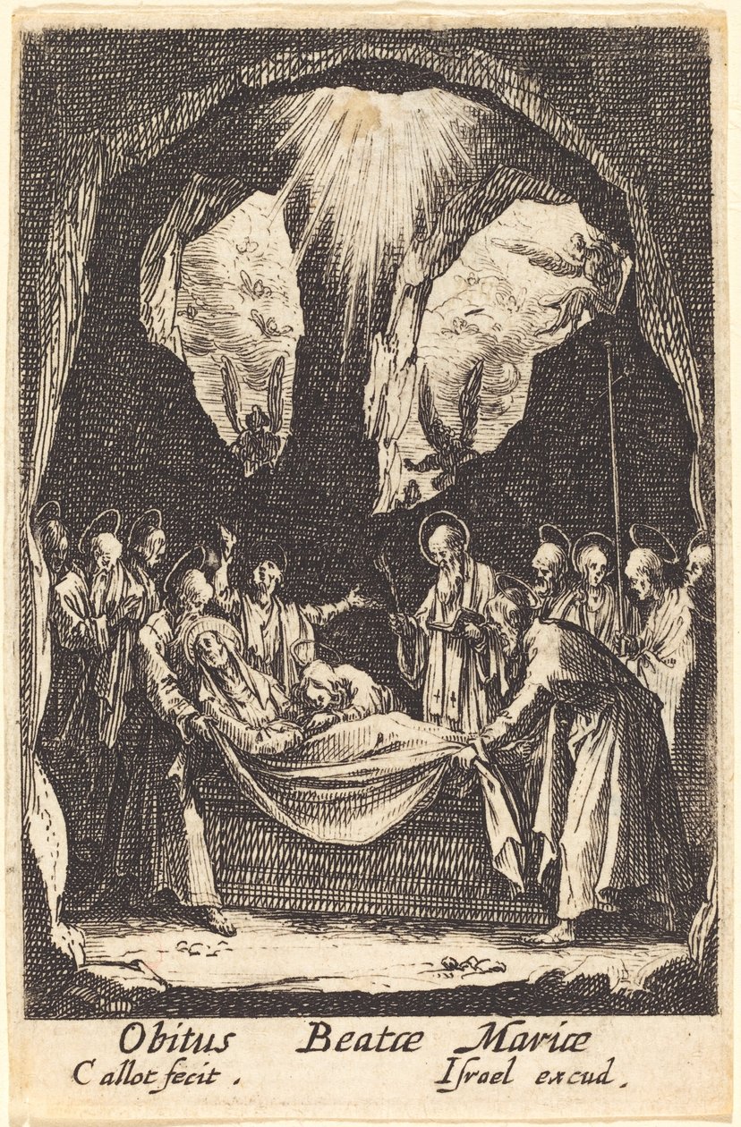 O Enterro da Virgem de Jacques Callot