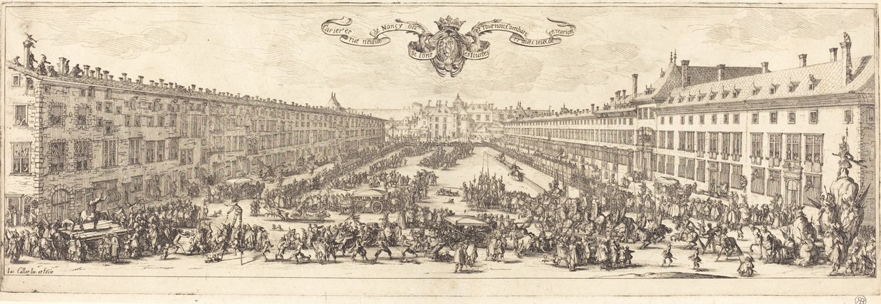 O Carriere em Nancy de Jacques Callot