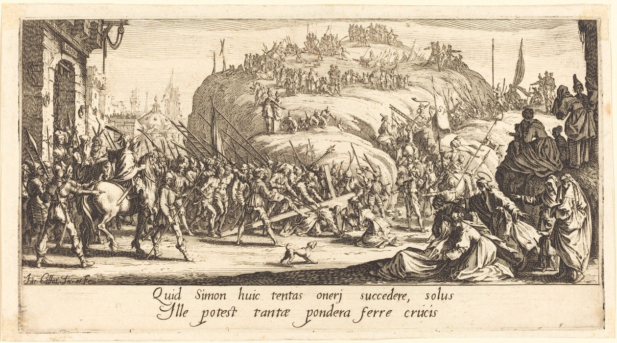 O Carregamento da Cruz de Jacques Callot