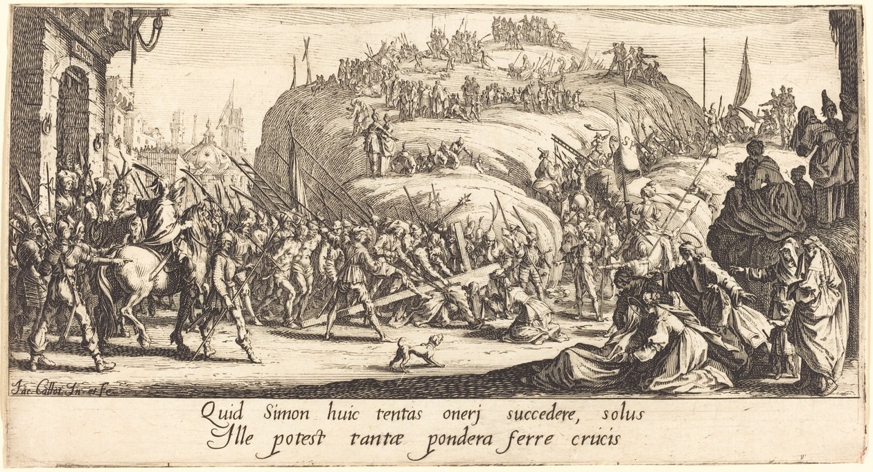 O Carregamento da Cruz de Jacques Callot