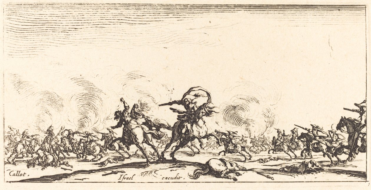 O Combate de Cavalaria com Pistolas de Jacques Callot
