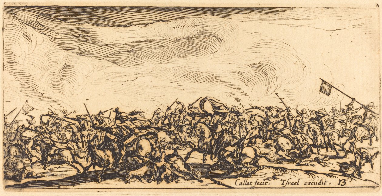 O Combate de Cavalaria com Espadas de Jacques Callot
