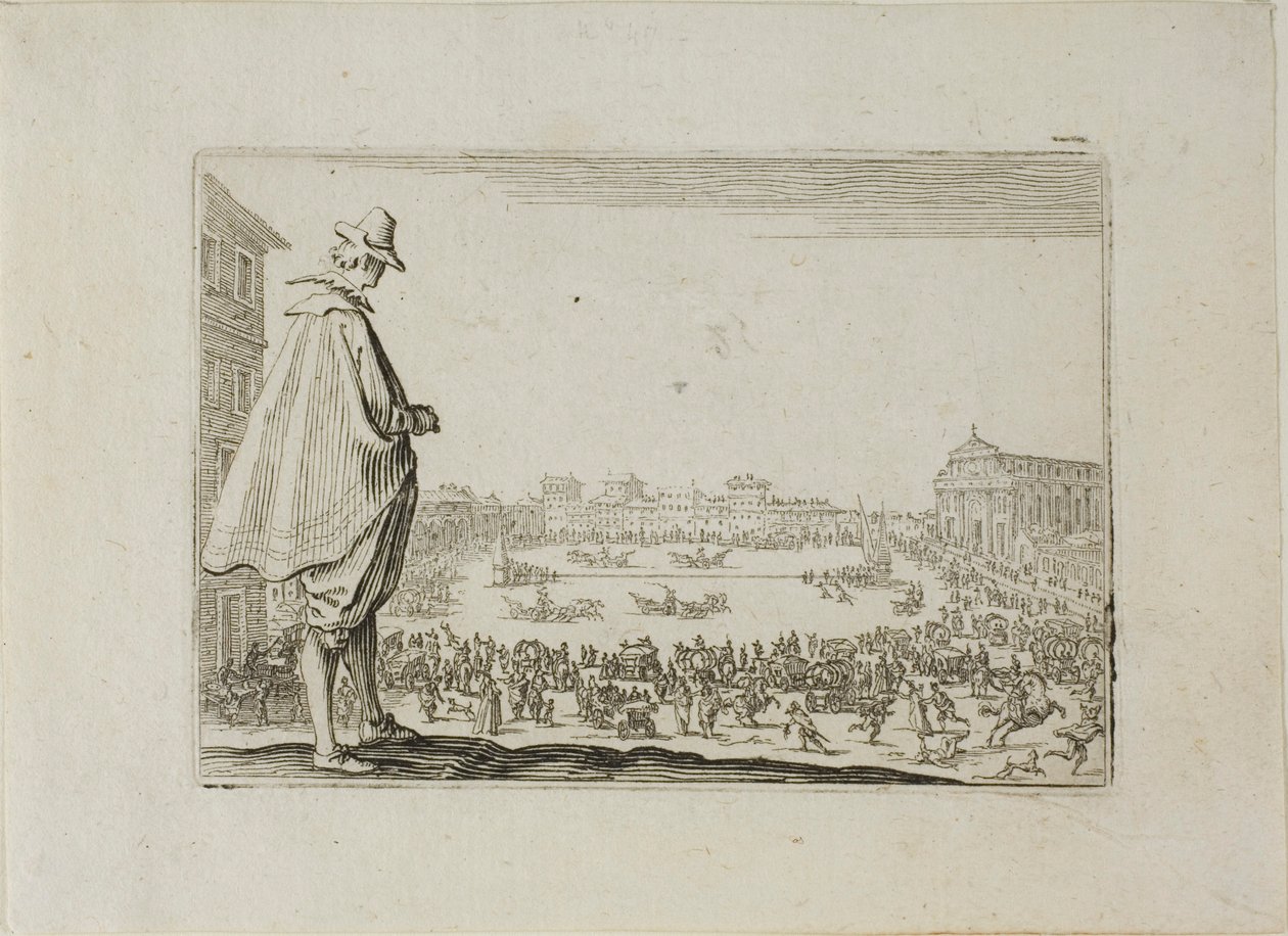 As corridas de bigas em Santa Maria, de Os Caprichos de Jacques Callot