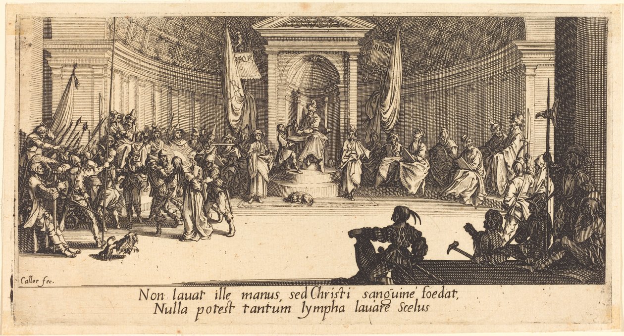 The Condemnation to Death, c. 1618. de Jacques Callot