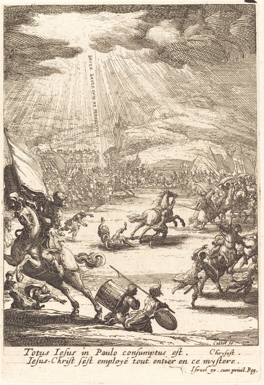 A conversão de São Paulo de Jacques Callot