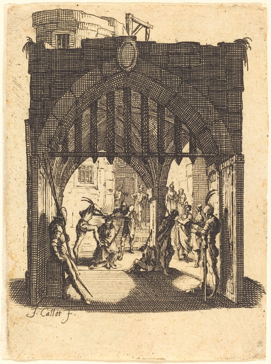 A coroação de espinhos de Jacques Callot