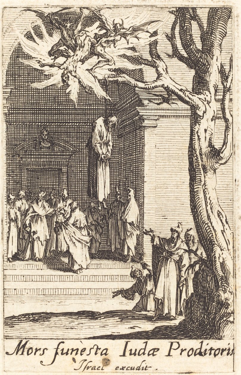 A Morte de Judas de Jacques Callot