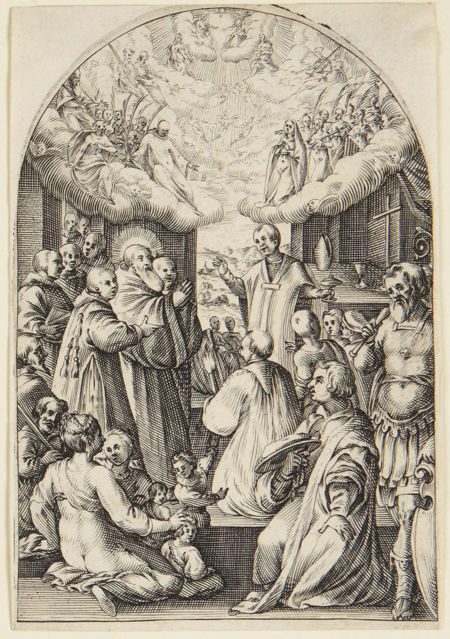 A morte de São Bento de Jacques Callot