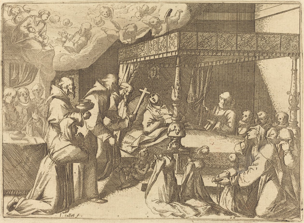 A Morte da Rainha de Jacques Callot