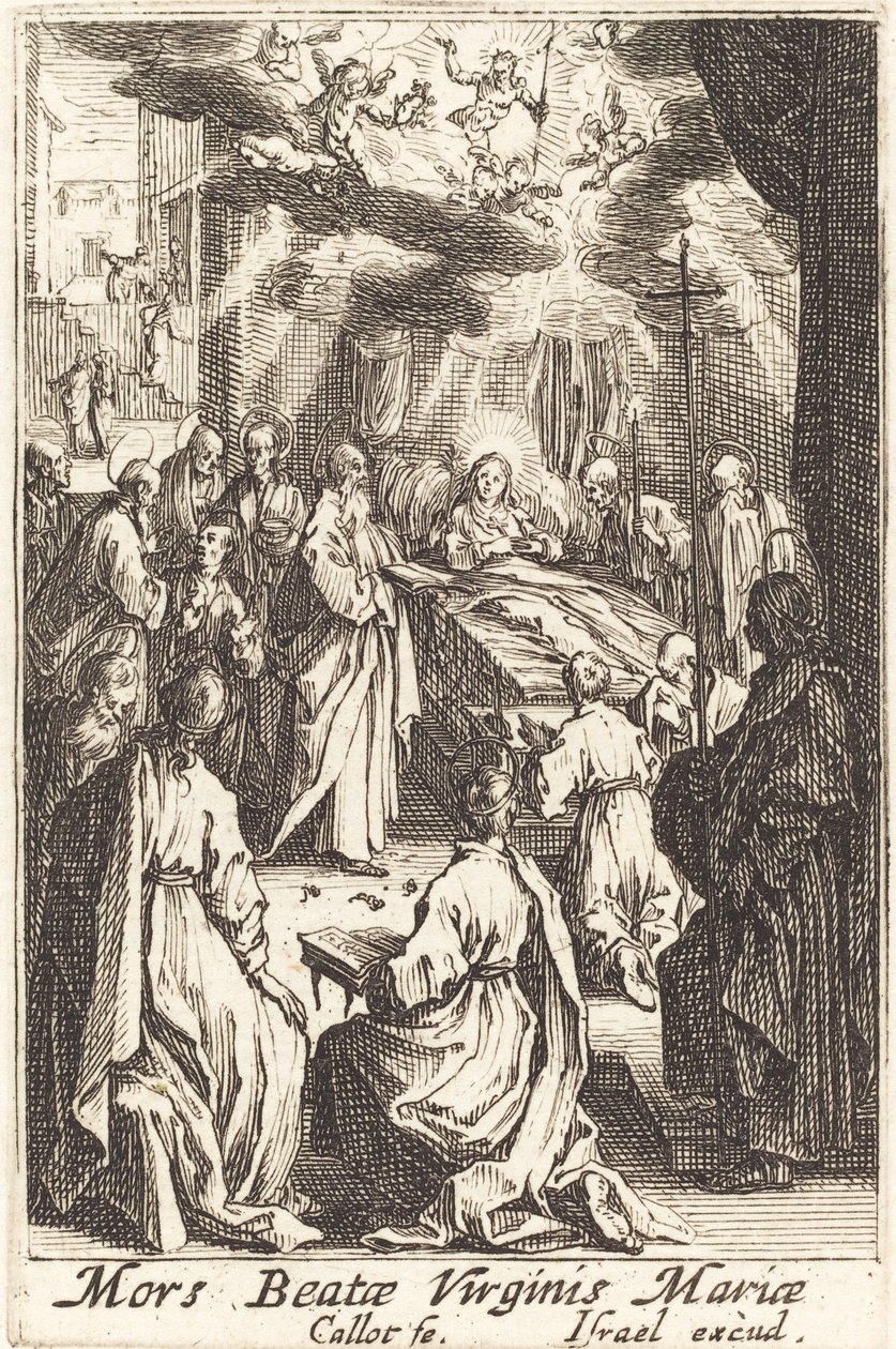 A Morte da Virgem de Jacques Callot