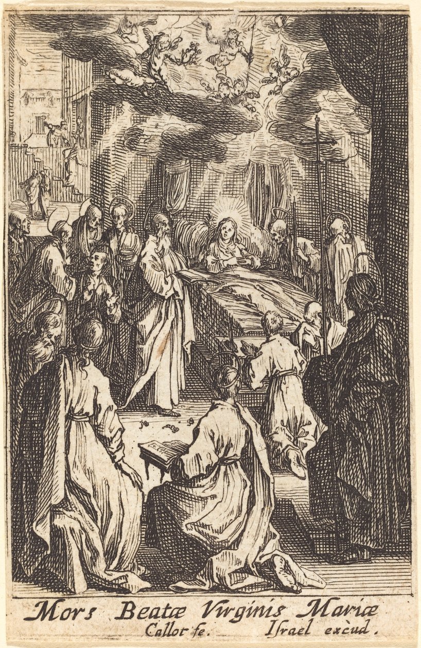 A Morte da Virgem de Jacques Callot