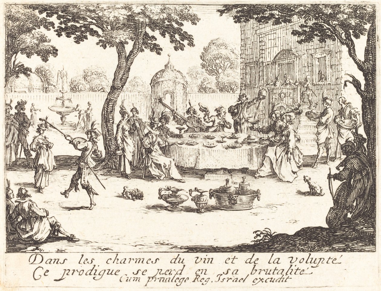 paisagem de Jacques Callot