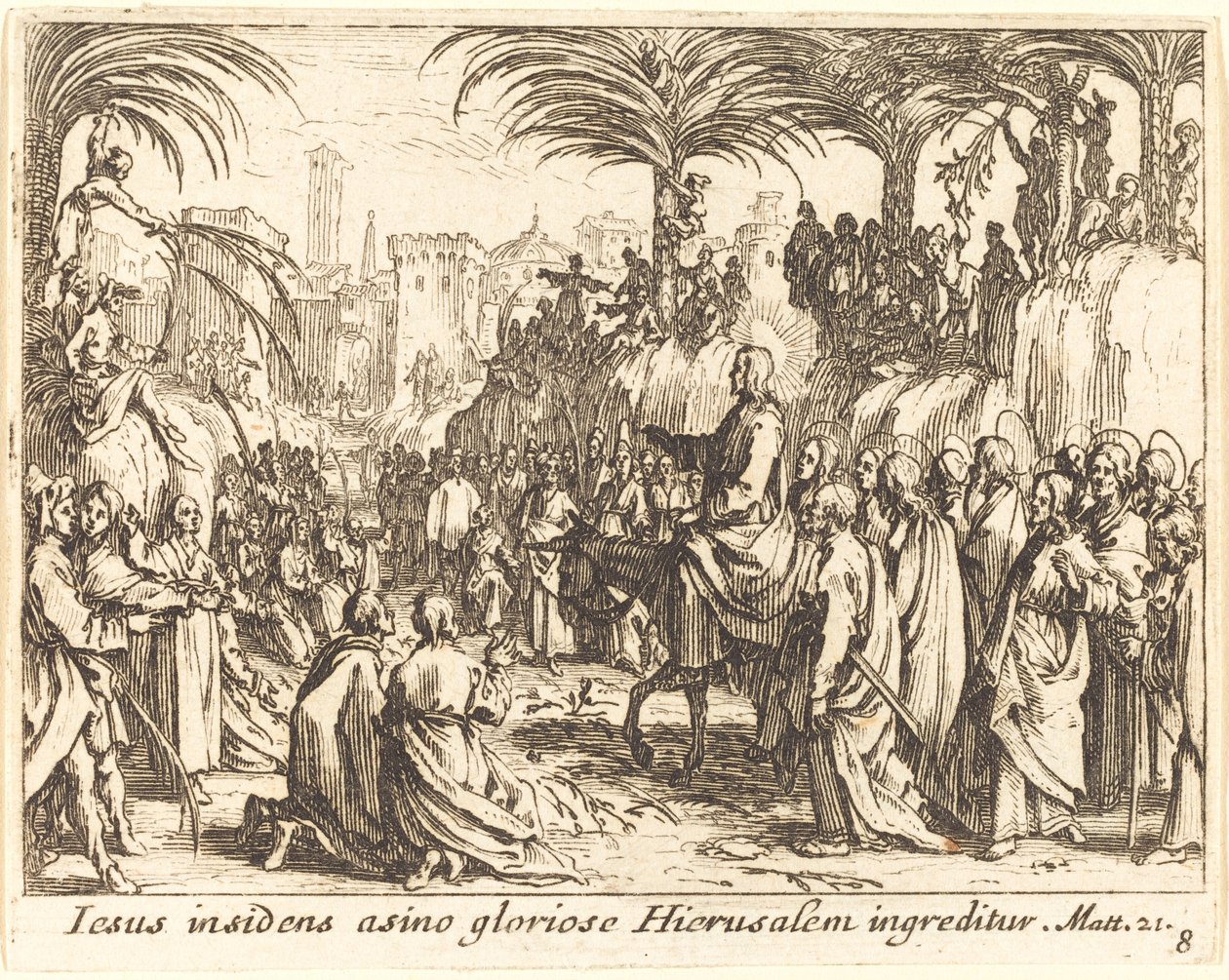 A entrada em Jerusalém de Jacques Callot