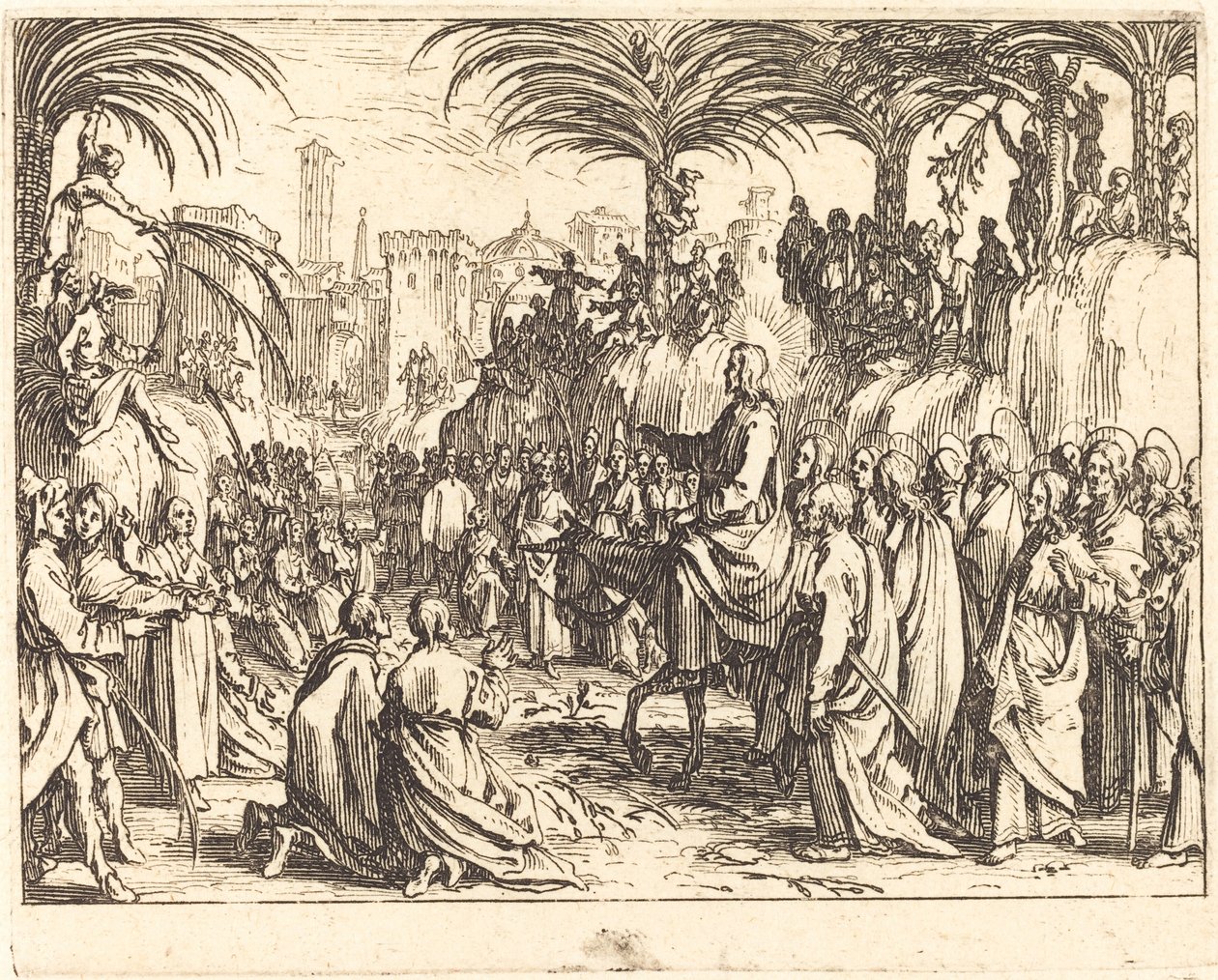 A entrada em Jerusalém de Jacques Callot