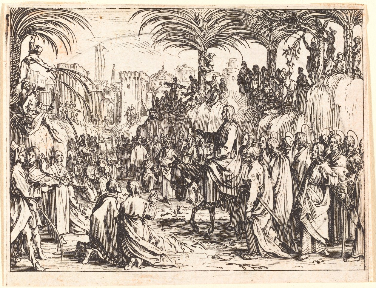 A entrada em Jerusalém de Jacques Callot
