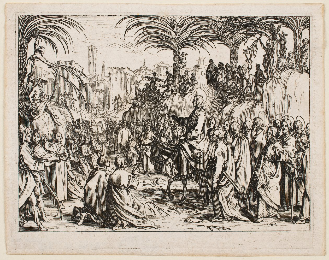 A Entrada em Jerusalém, da série «O Novo Testamento» de Jacques Callot