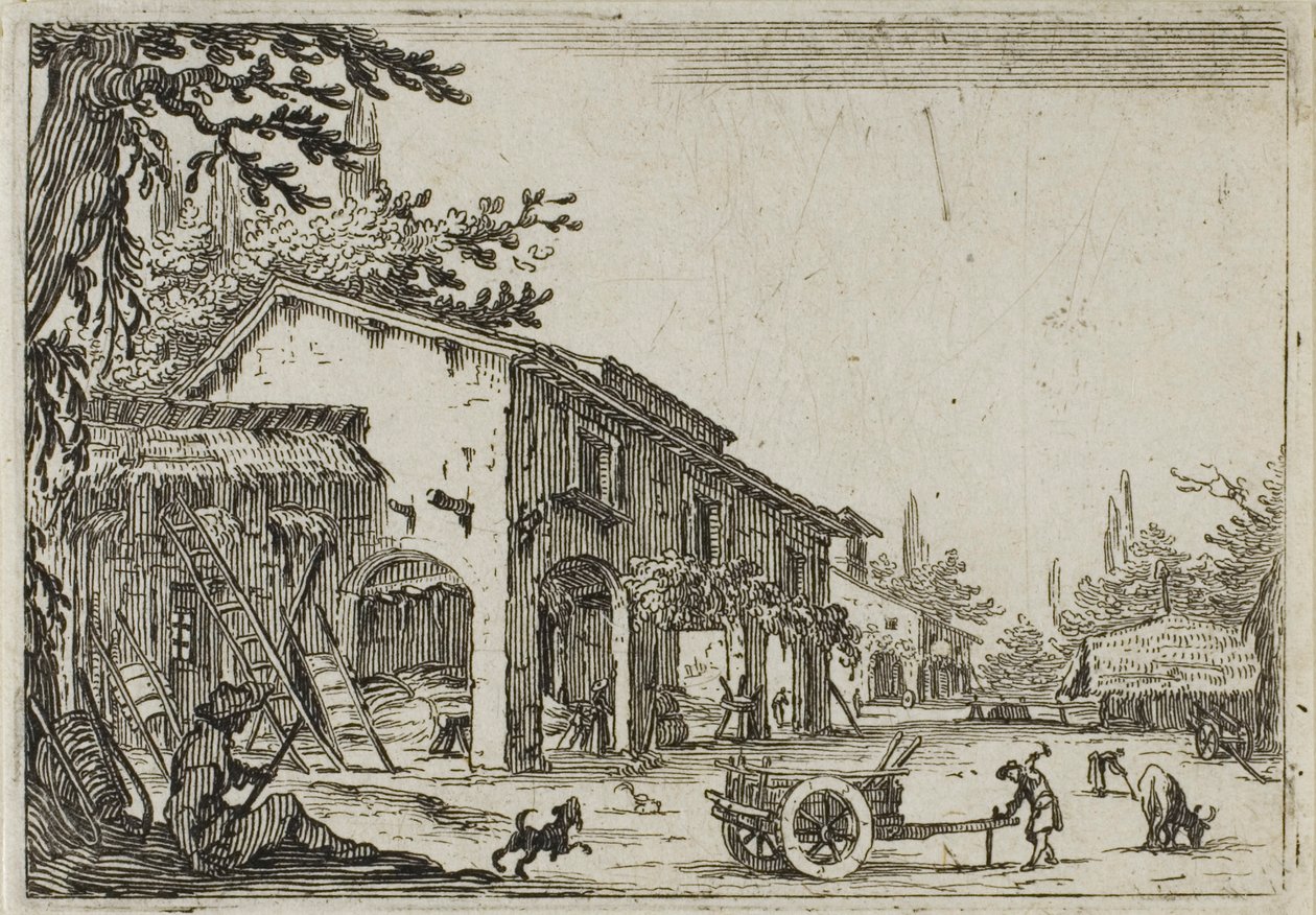 A Fábrica, de Os Caprichos de Jacques Callot