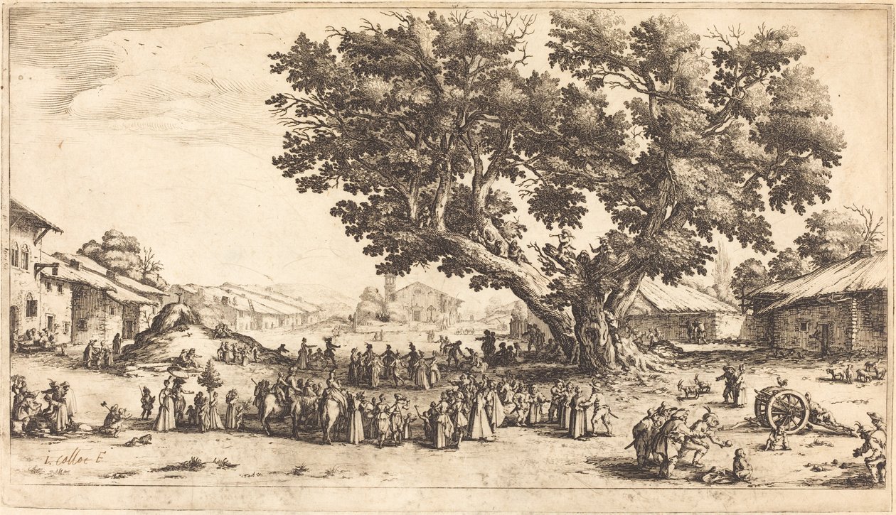 The Fair at Xeuilley de Jacques Callot
